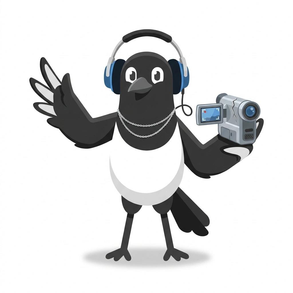 Minkey the Magpie, the guide who teaches the Fakemink and the UK Underground course