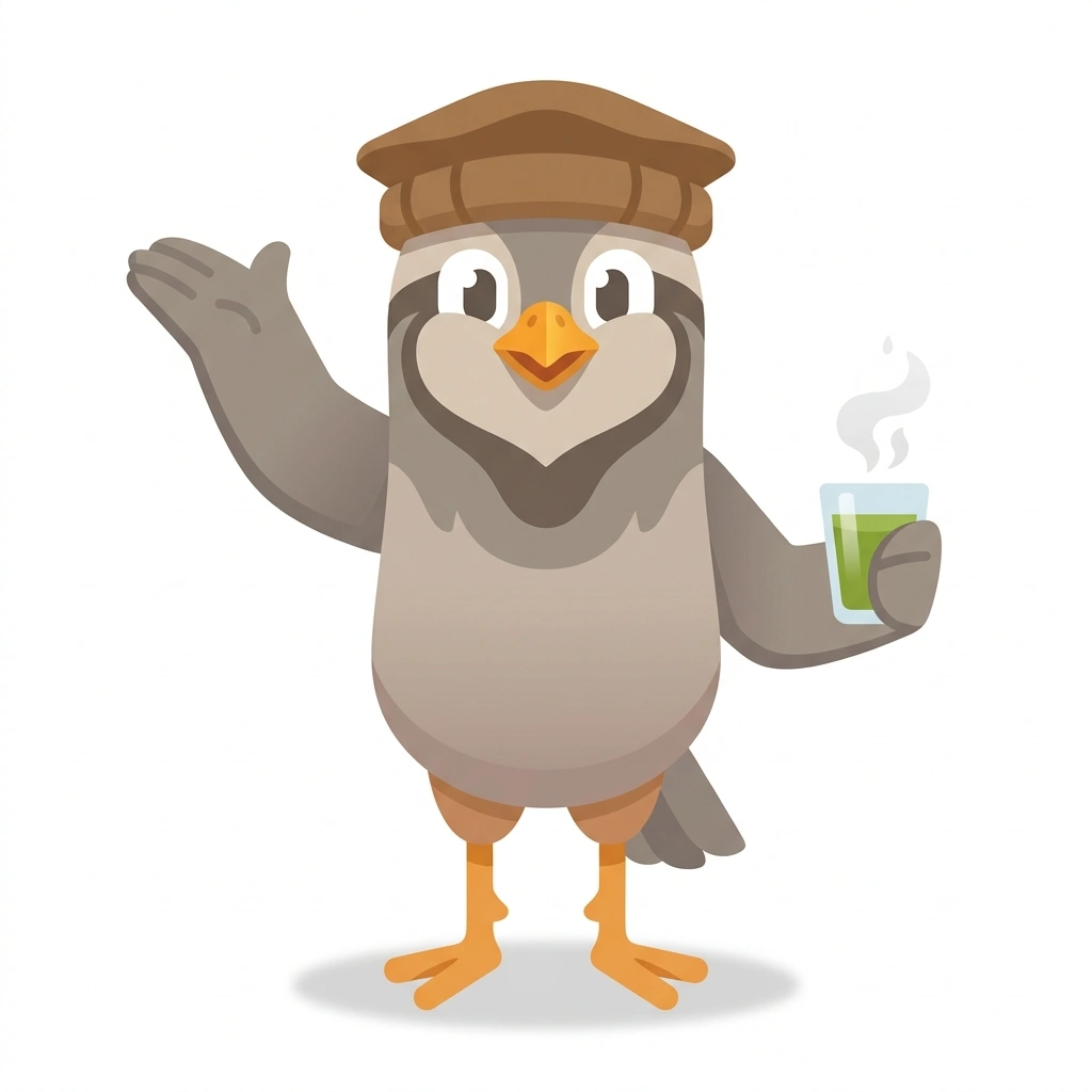 Pacha the Partridge, the guide who teaches the Everyday Pashto course