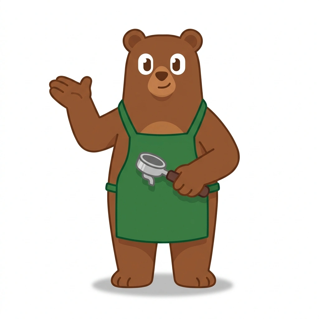 Barista Bennie, the guide who teaches the Espresso Craft and Extraction Science course