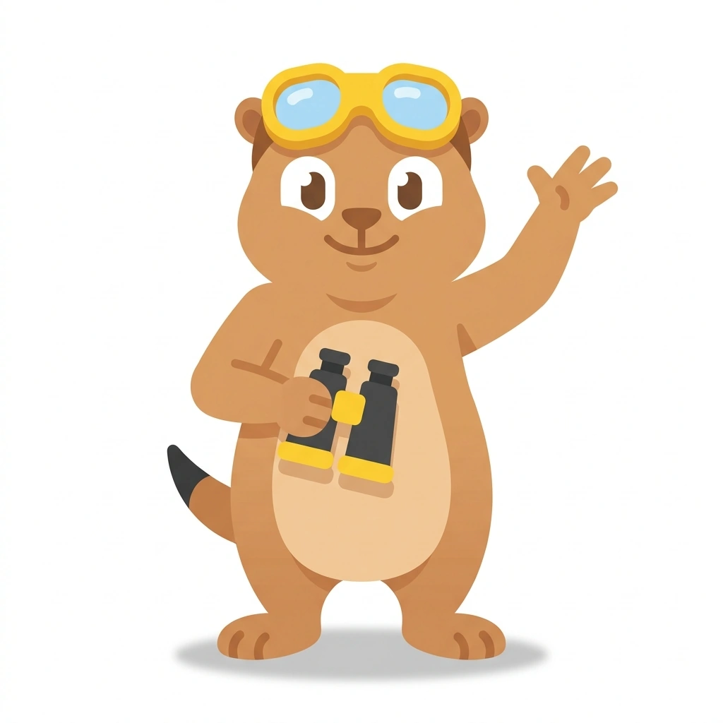 Dusty the Prairie Dog, the guide who teaches the Storm Chasing Meteorology course