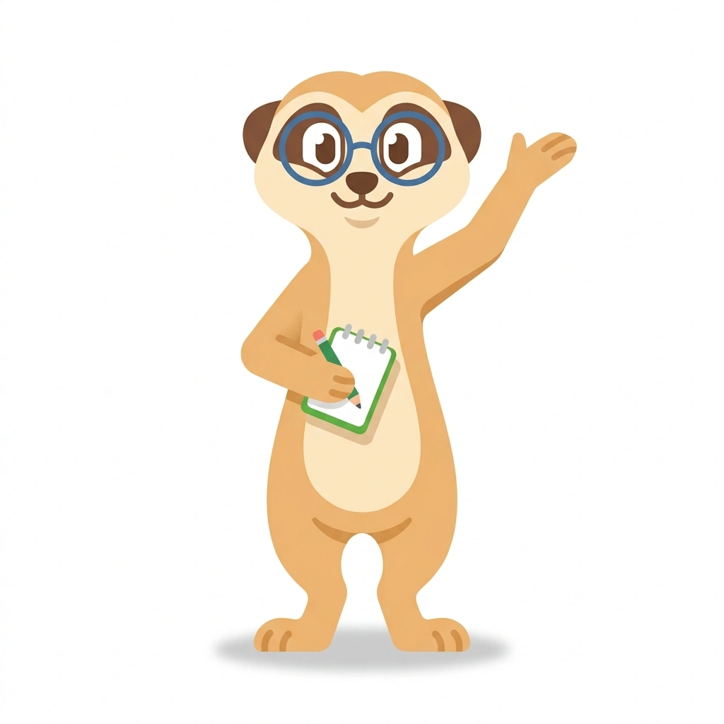 Milo the Meerkat, the guide who teaches the The Psychology of Everyday Behavior course