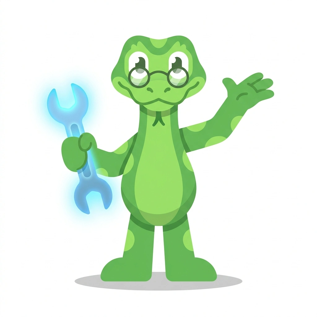 Pipo la Pitón, the guide who teaches the Python idiomático course