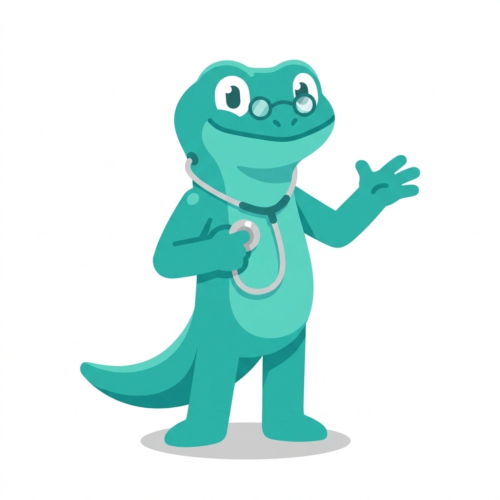 Soma the Salamander, the guide who teaches the How Emotions Shape the Body course