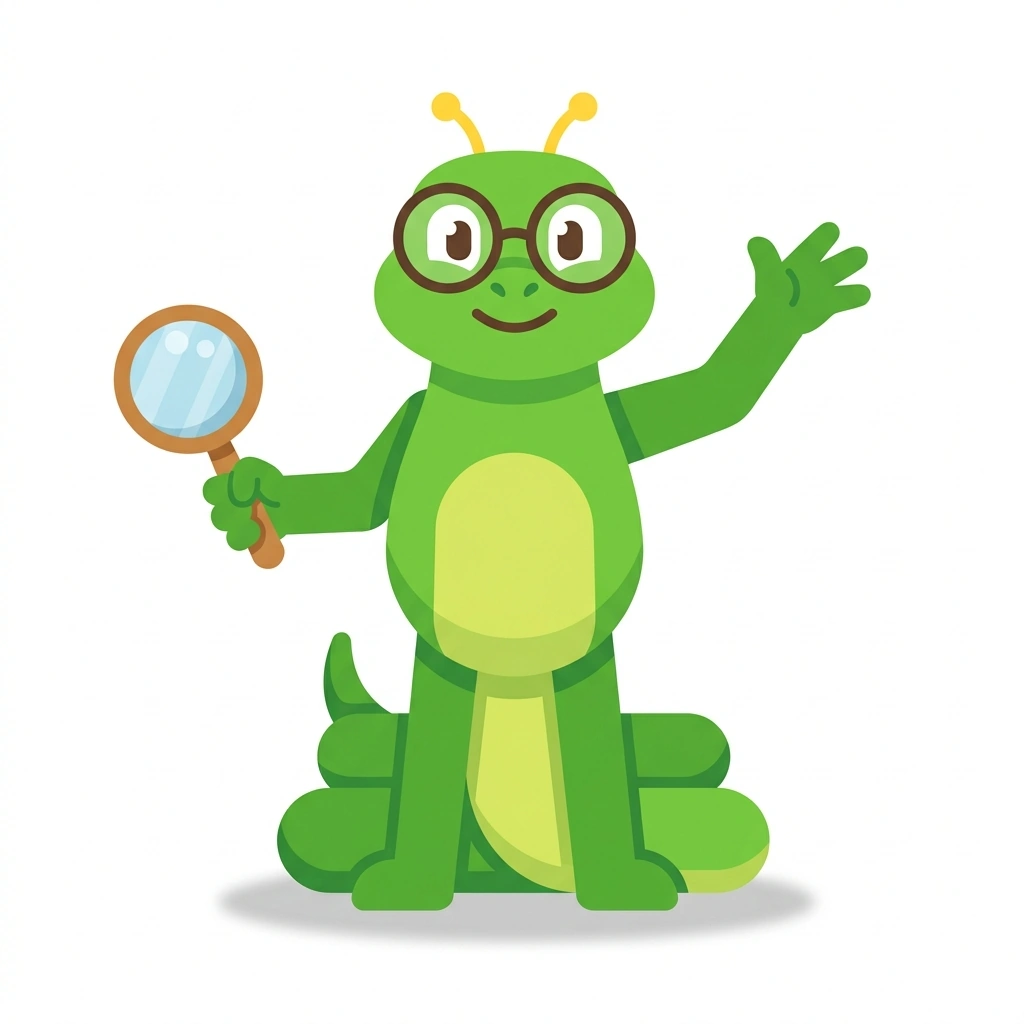 Pip the Python, the guide who teaches the Python in Practice course