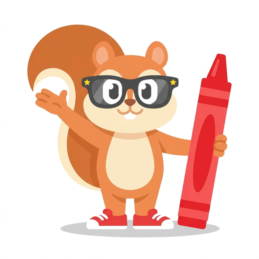Sammy the Script-Squirrel, the guide who teaches the Screenwriting with an Argument course