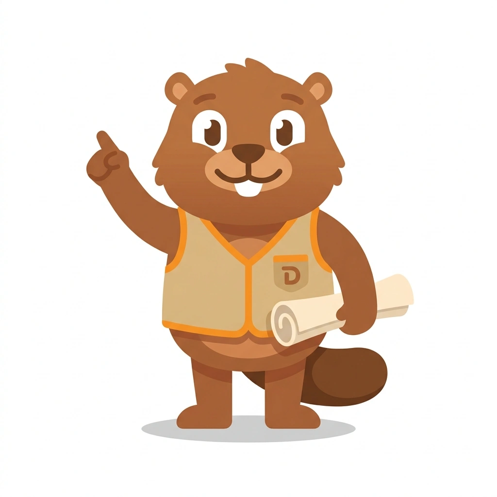 Boots the Beaver, the guide who teaches the Zero-Budget DTC Product Launch course