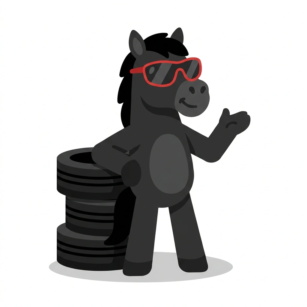 Piper the Porsche Pony, the guide who teaches the Decoding Porsche Models and Mechanics course