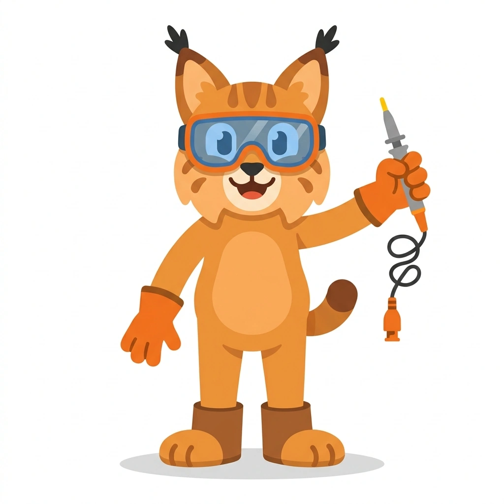 Linus the Lynx, the guide who teaches the Control Loop Engineering course