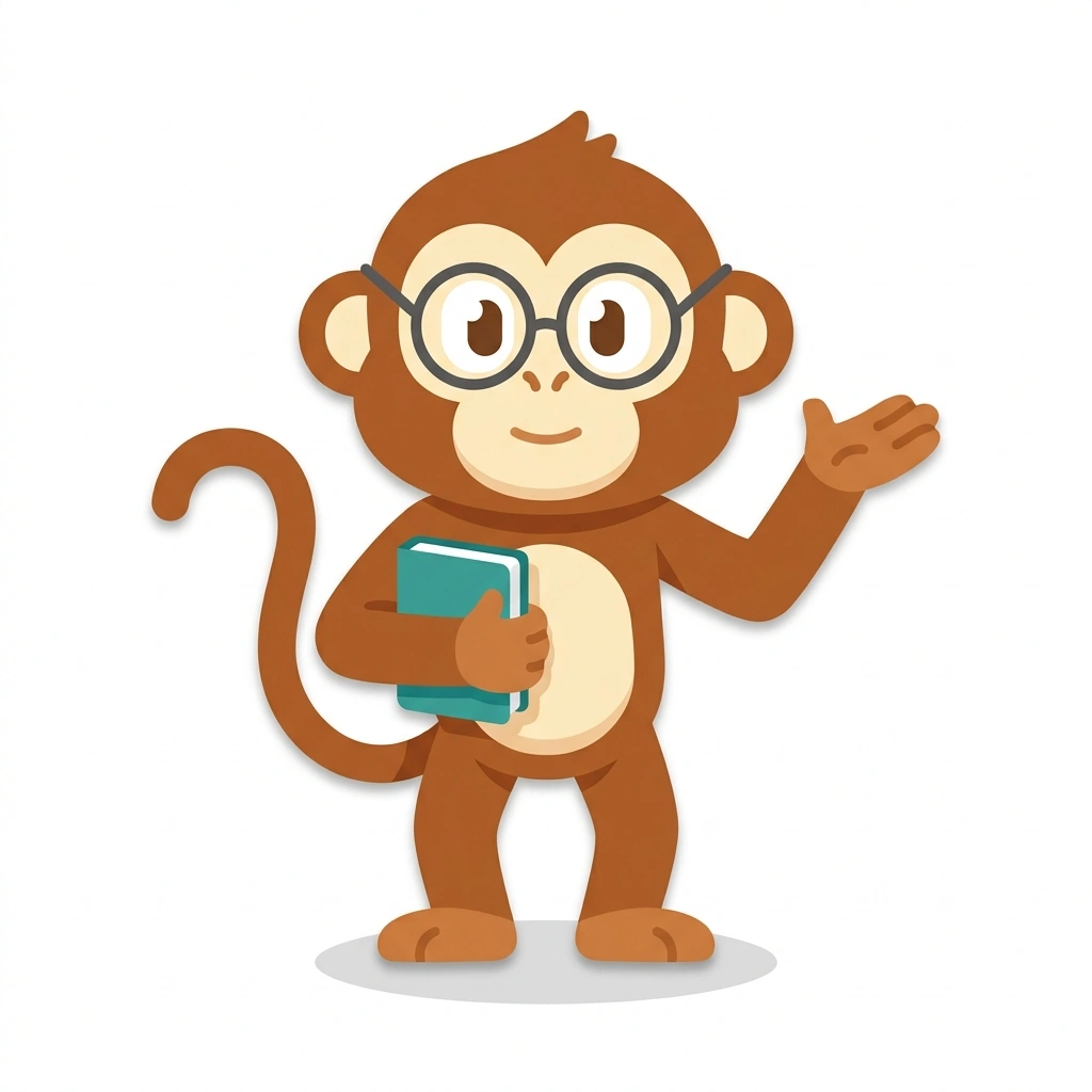 Milo the Mindful Monkey, the guide who teaches the Psychology for Everyday Life course