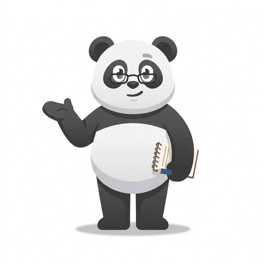Psy-Psy the Panda, the guide who teaches the How the Mind Works course