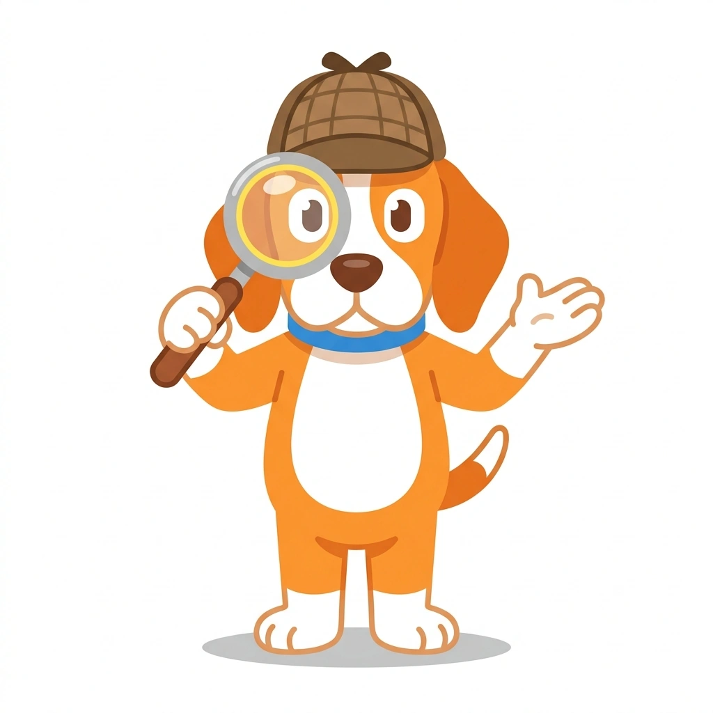 Barnaby the Beagle, the guide who teaches the Reading the Room: The Body Language Toolkit course