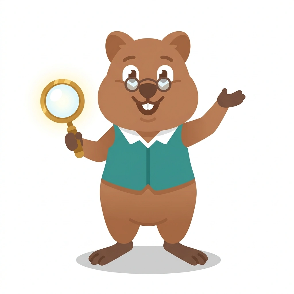 Quark the Quokka, the guide who teaches the How Physical Reality Fits Together course