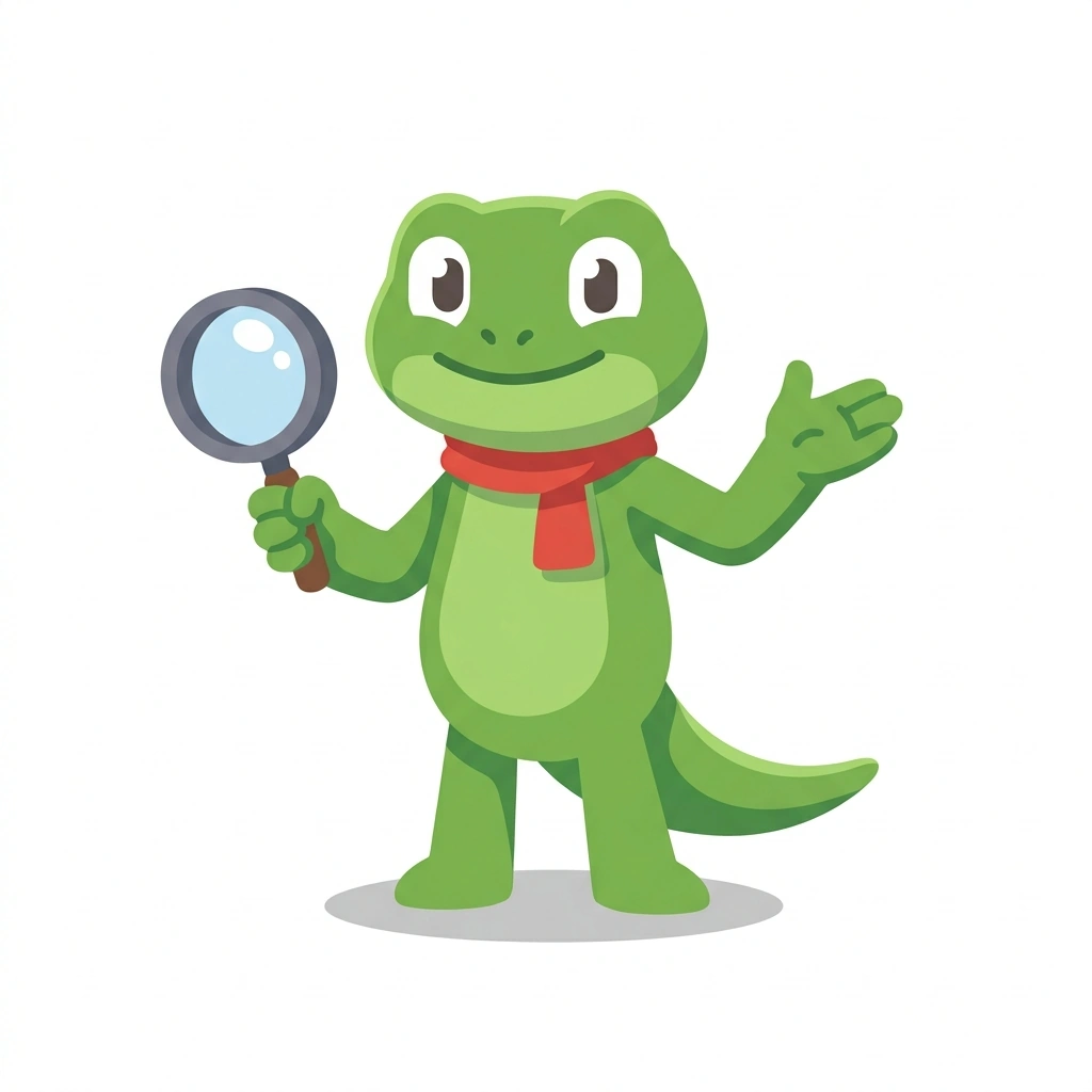 Newton the Newt, the guide who teaches the How the World Moves course