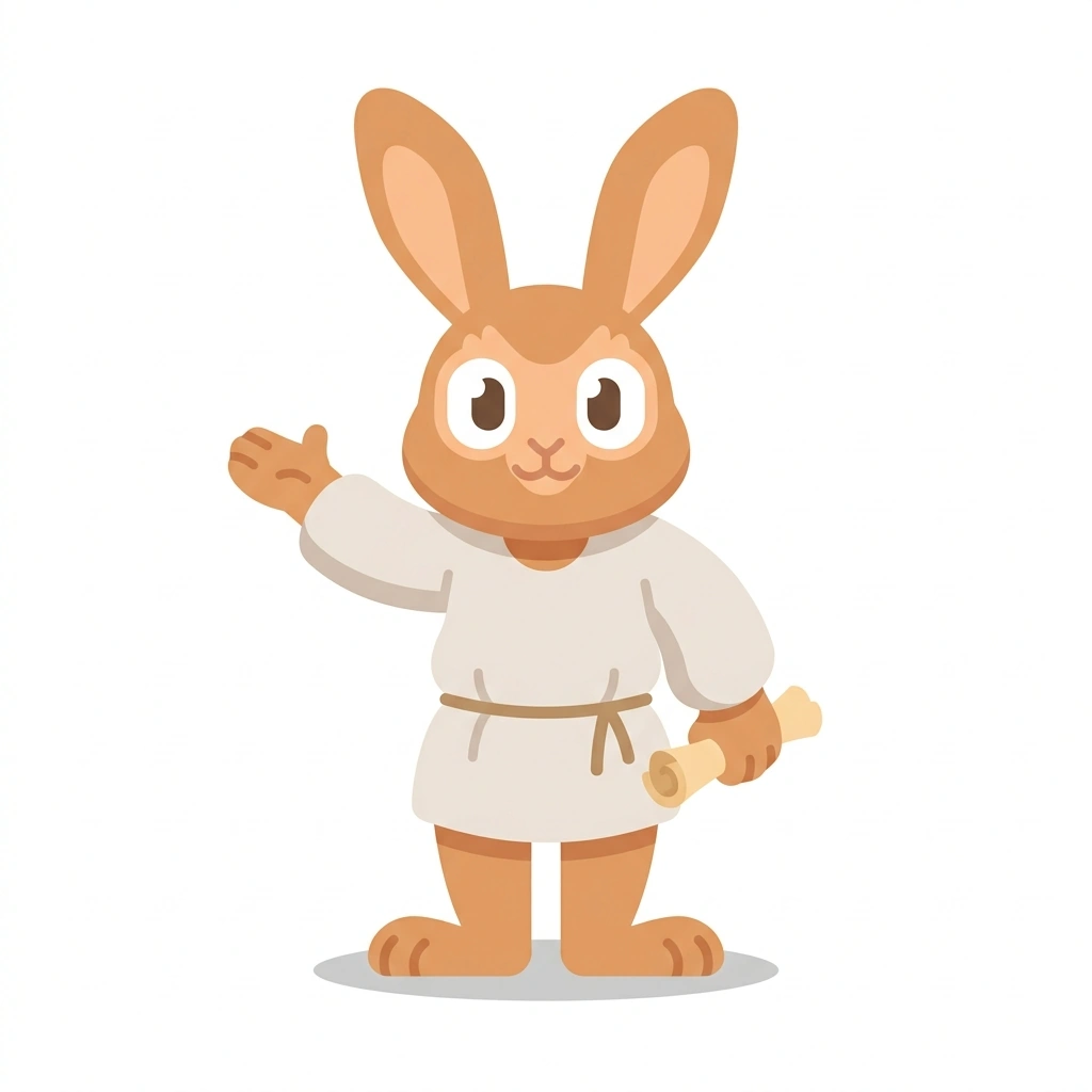 Jude the Jerusalem Jackrabbit, the guide who teaches the The Wisdom of James course