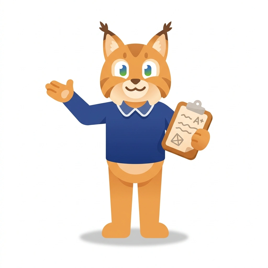 Leo the Lynx, the guide who teaches the Leading Your First Team course