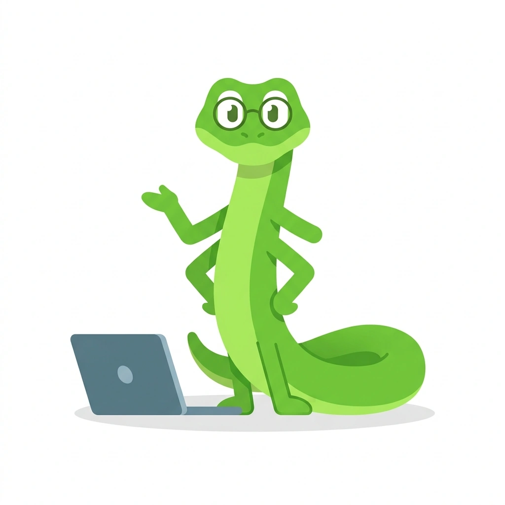 Pyper the Python, the guide who teaches the Python for Spreadsheet Users course