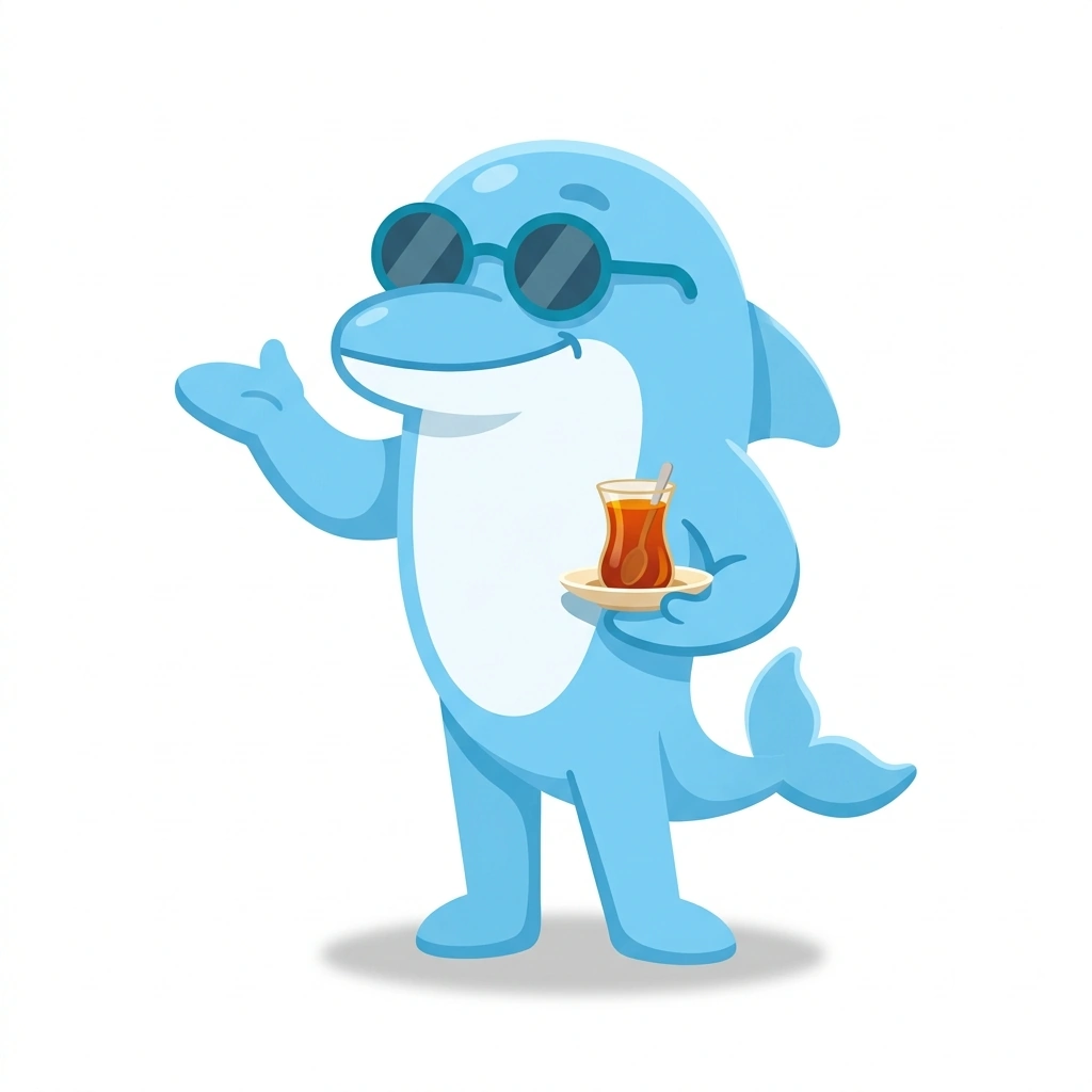 Deniz the Dolphin, the guide who teaches the Holiday Turkish for Real Situations course