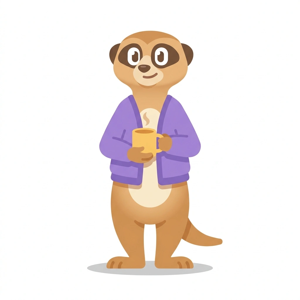 Milo the Meerkat, the guide who teaches the Emotional Regulation Skills course