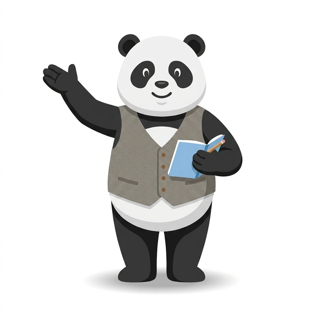 Paco el Panda, the guide who teaches the Psicología aplicada al día a día course