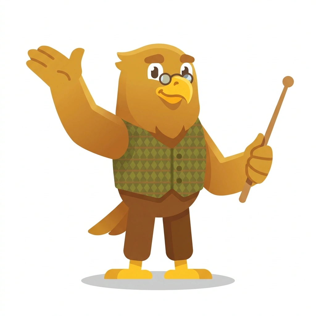 Excalibur the Eagle, the guide who teaches the Excel: Dynamic Formulas and Clean Data course