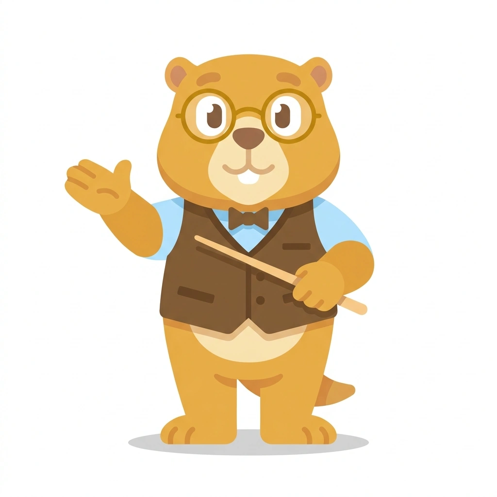 Miles the Marmot, the guide who teaches the Macroeconomics: Levers and Tradeoffs course