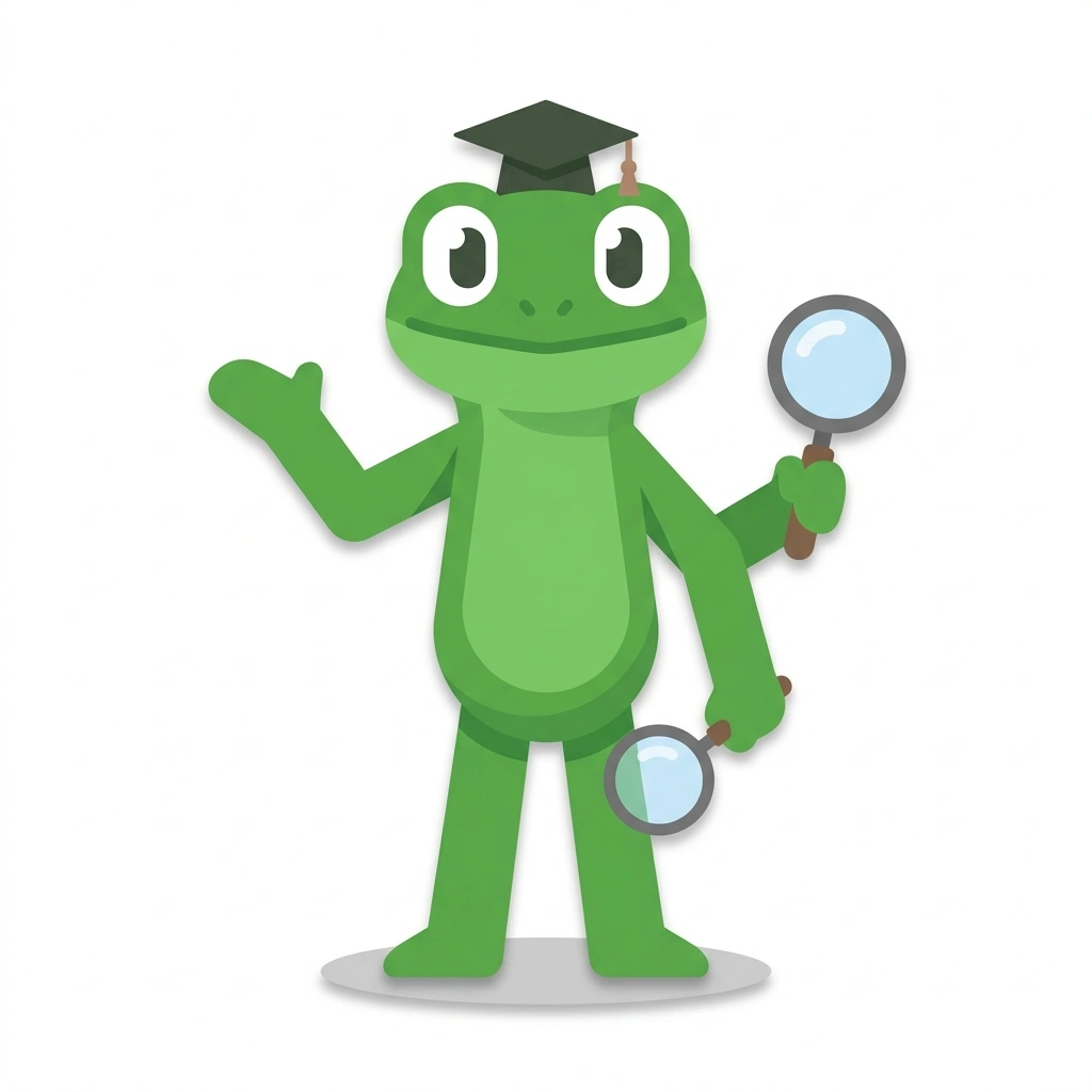 Newton the Newt, the guide who teaches the The Language of Physics course