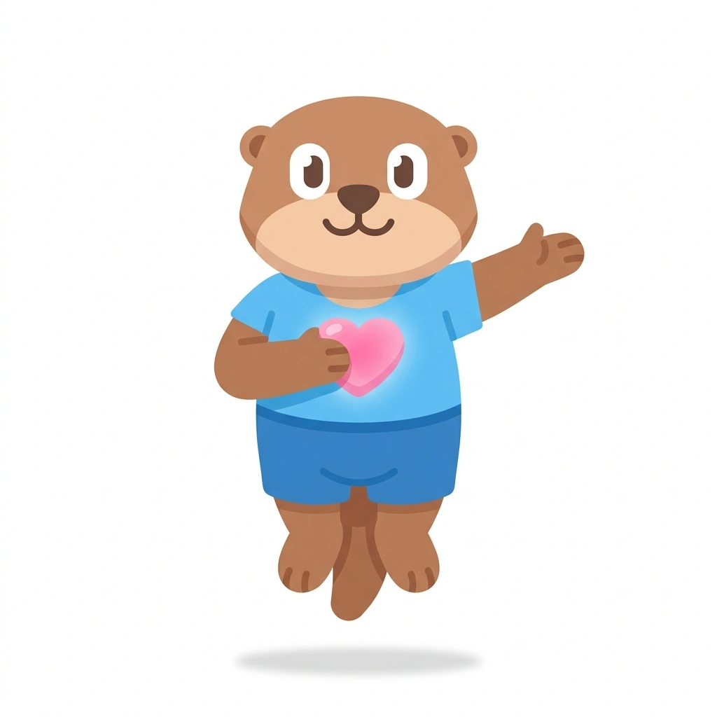 Soothe the Sea Otter, the guide who teaches the Grieving Your Sibling and Best Friend course