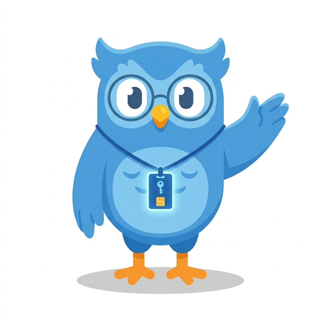 Otto the Owl, the guide who teaches the OAuth Patterns in Entra ID course