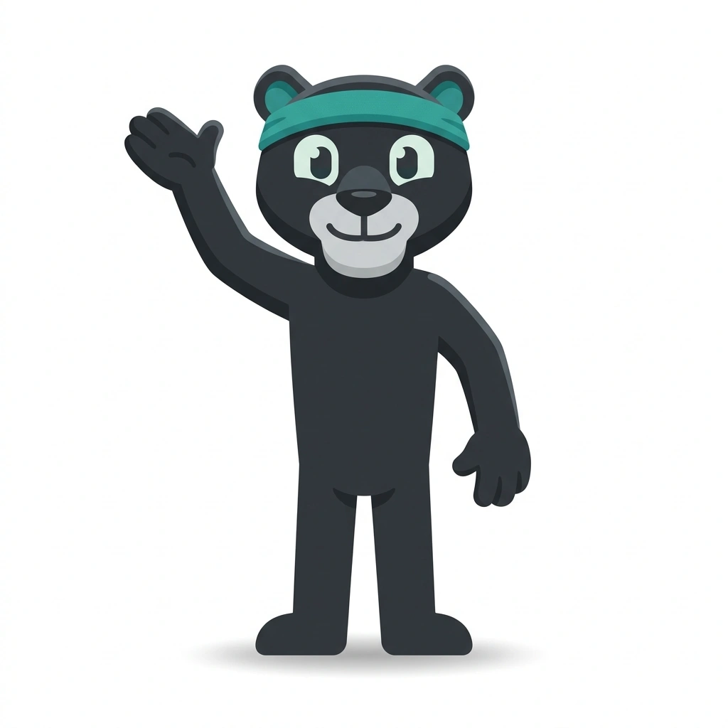 Penny the Pilates Panther, the guide who teaches the Anatomy for Pilates Instruction course