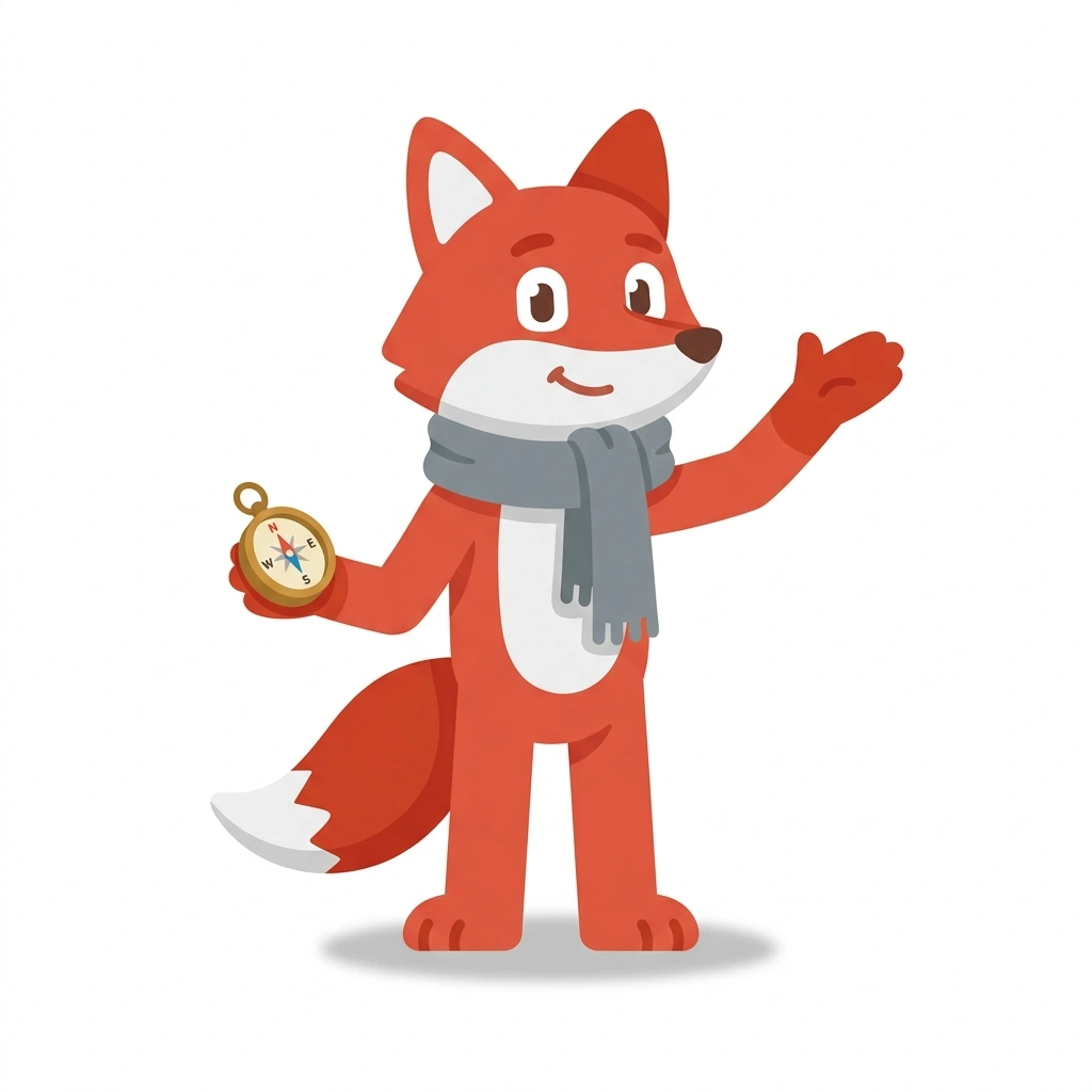 Felix the Fox, the guide who teaches the Attraction to a Married Coworker course