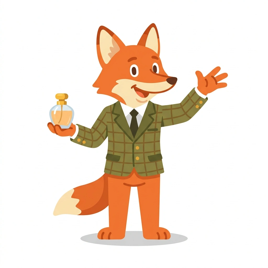 Fleur the Fox, the guide who teaches the The Business of Fragrance course